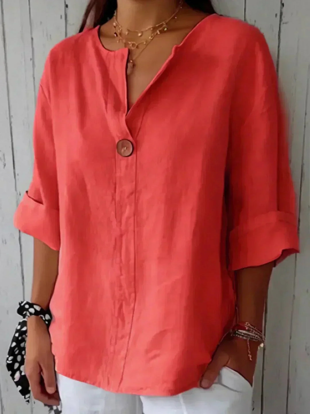 Giuliana | Top V-Neck Relaxed