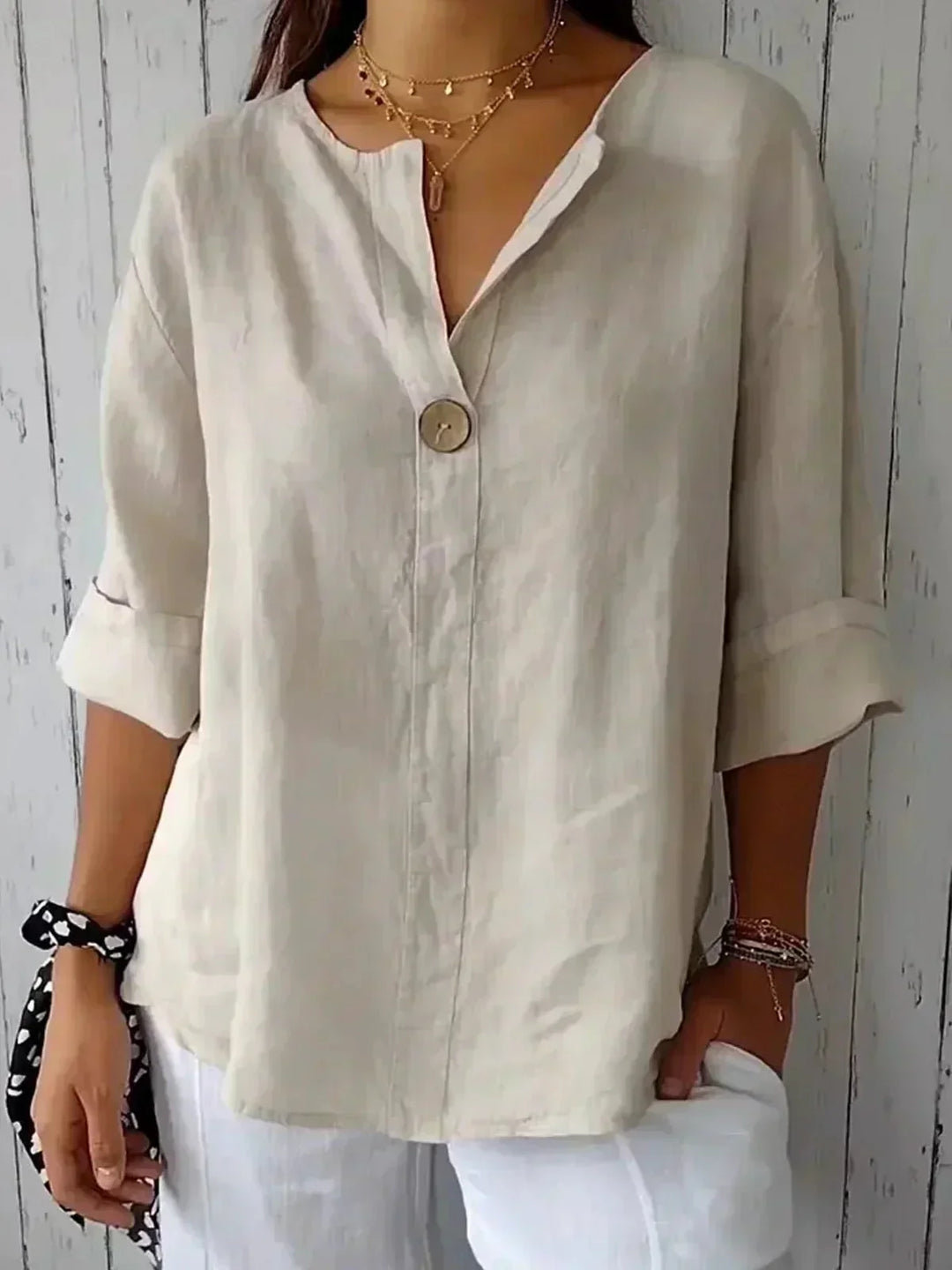 Giuliana | Top V-Neck Relaxed