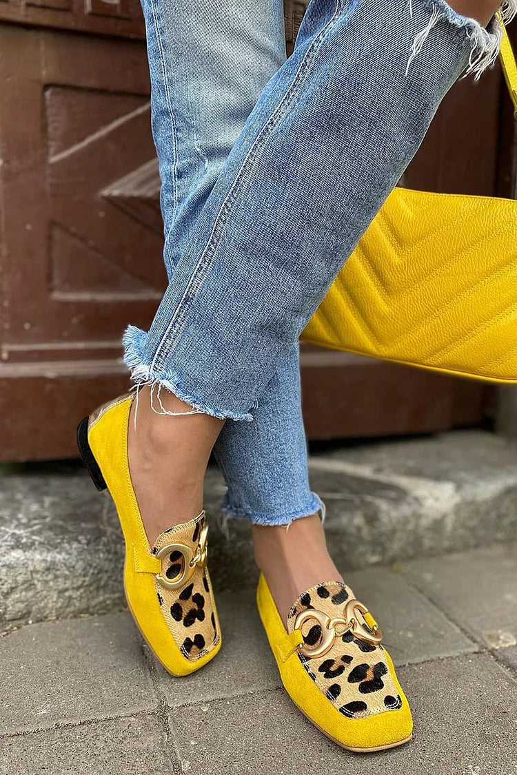 Assunta - Animal Print Loafers
