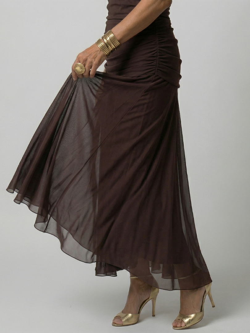 Liliana | Flowy Midi Dresses Off Shoulder