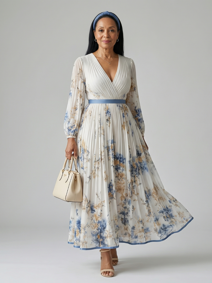Teresa | Draped Midi Dress