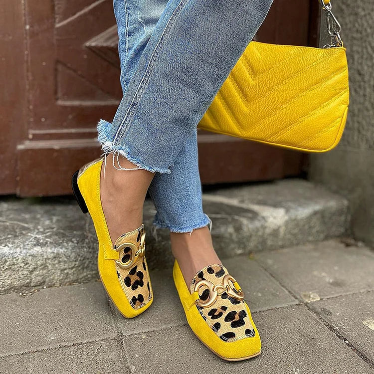 Assunta - Animal Print Loafers