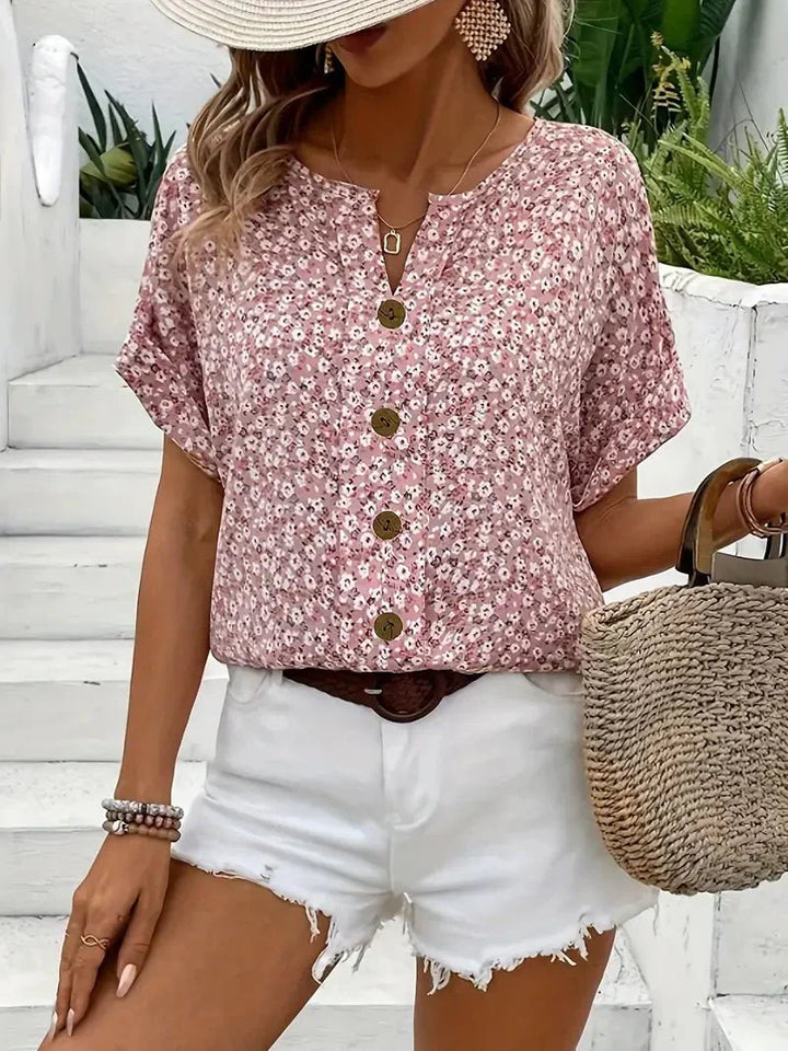 Antonietta | Wildflower Notch Blouse