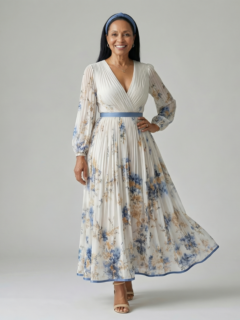 Teresa | Draped Midi Dress