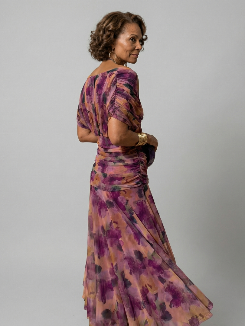Liliana | Flowy Midi Dresses Off Shoulder