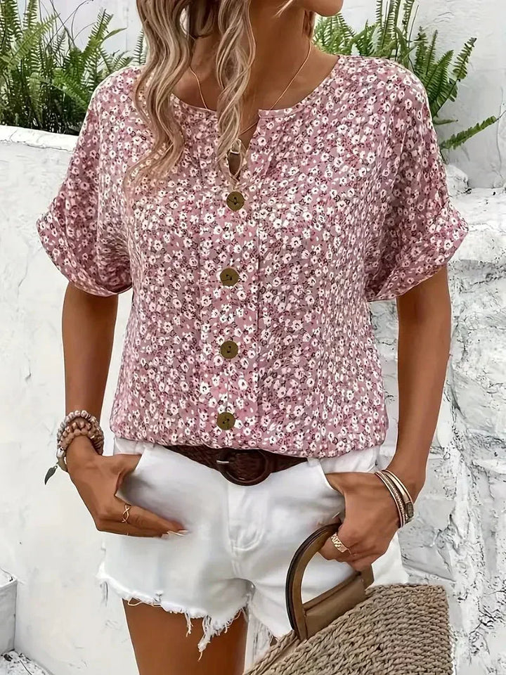 Antonietta | Wildflower Notch Blouse