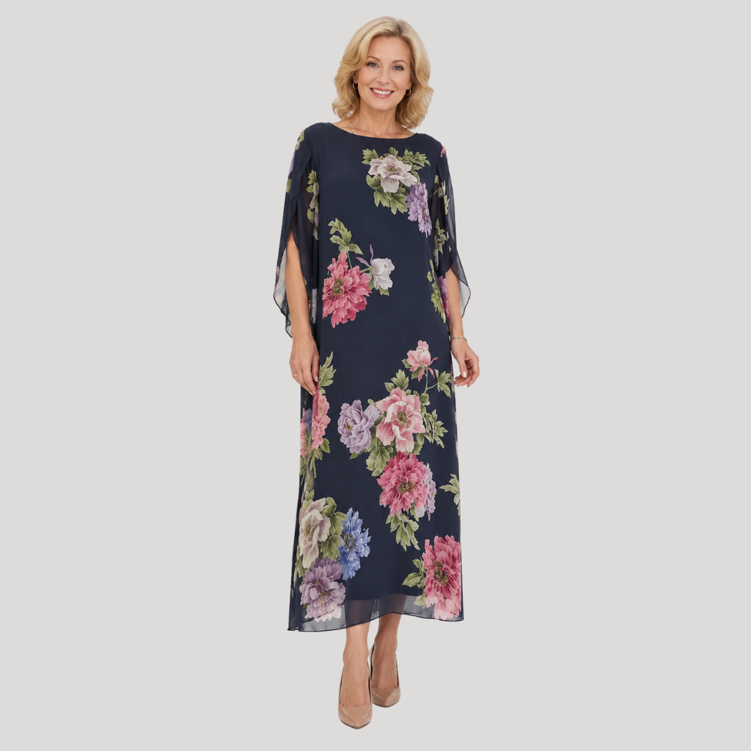 Margherita | Maxi Dress Midnight Bloom