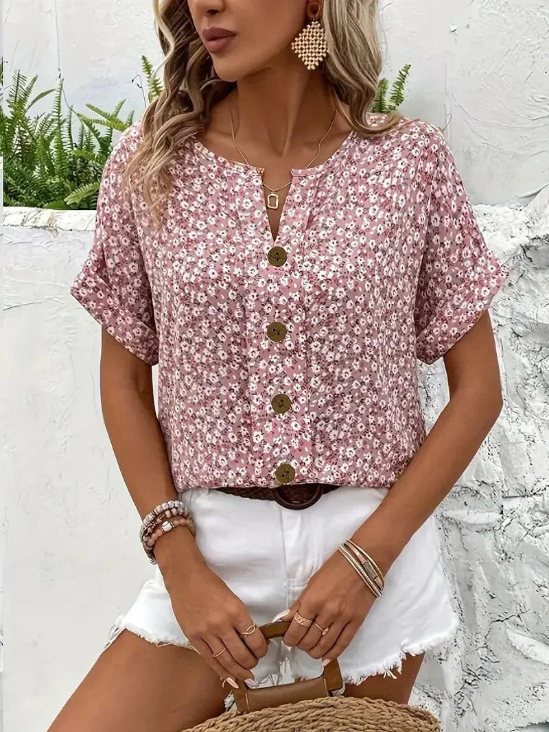 Antonietta | Wildflower Notch Blouse