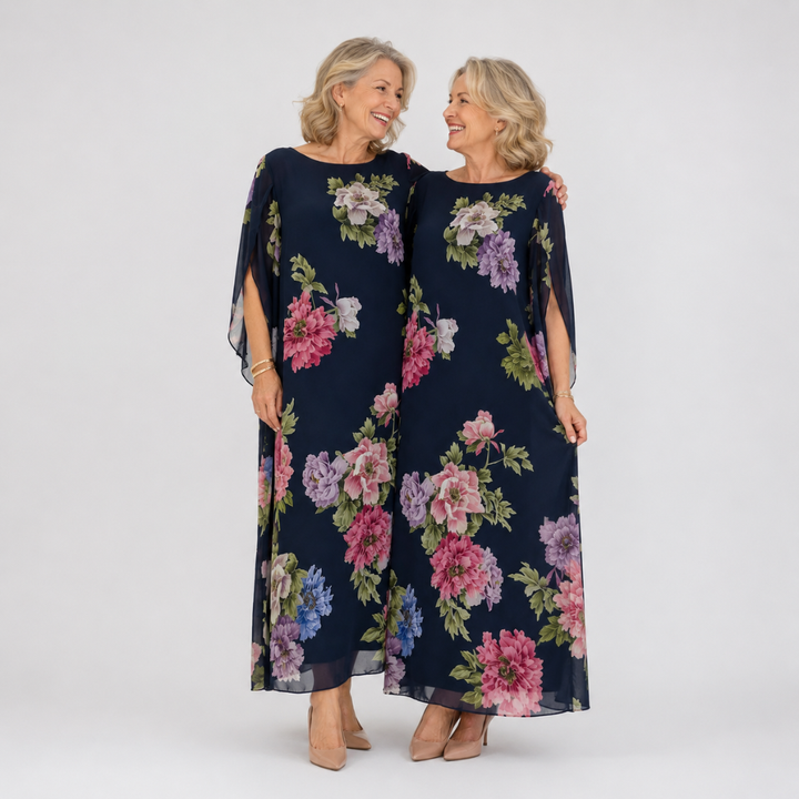 Margherita | Maxi Dress Midnight Bloom