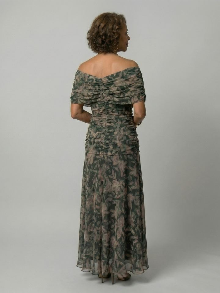 Liliana | Flowy Midi Dresses Off Shoulder