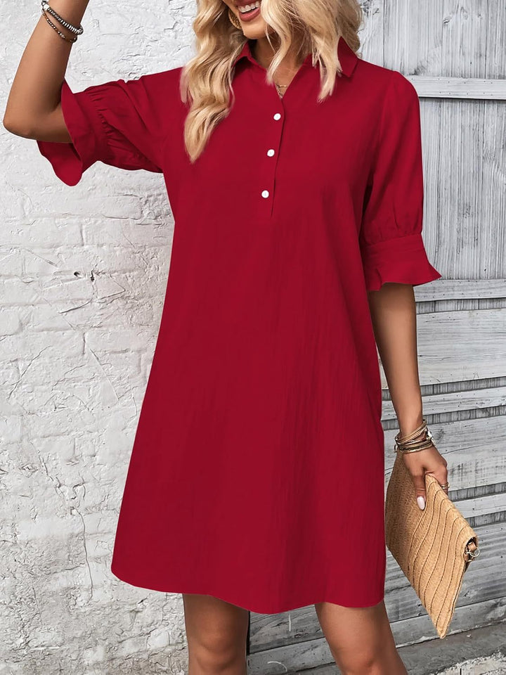 Rose | Elegant Dress with Ruffles