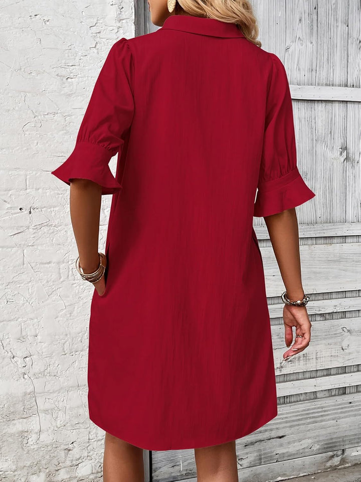 Rose | Elegant Dress with Ruffles