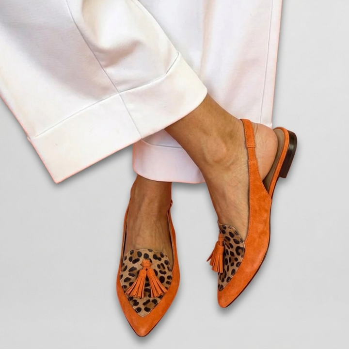 Elena | Sandals with Straps and Fringes